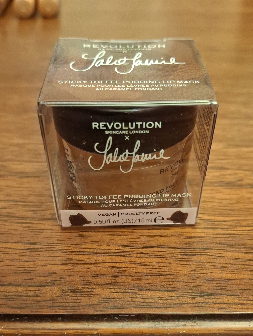 Revolution Lalo Laurie Sticky Toffee Pudding Lip Mask 15ml New Sealed
